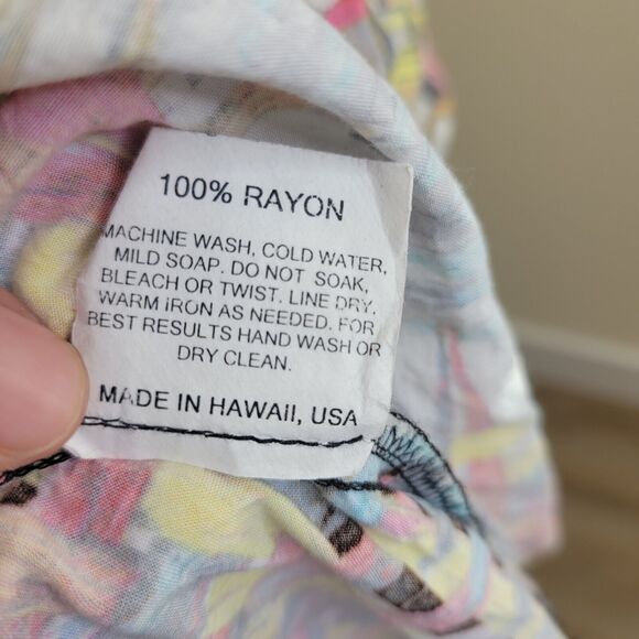 Jams World Dress Latticce Hawaiian Boho Summer Sundress Size Medium - Picture 14 of 14